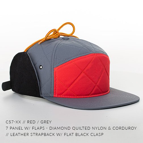 c57-XX // 7 Panel - Diamond Quilted Nylon // Custom c57-XX // 7 Panel - Diamond Quilted Nylon // Custom